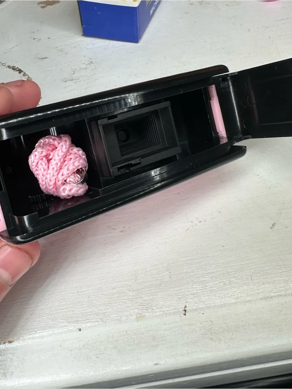 Vintage 1997 Precious Moments Micro Camera Pink & Purple Collectible